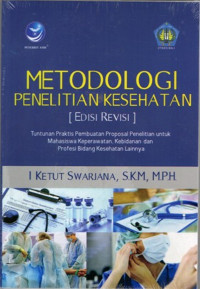 Image of Metodologi Penelitian Kesehatan