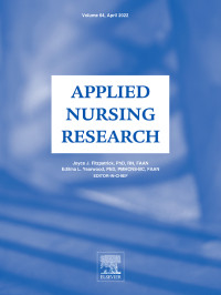 Image of Jurnal Applied Nursing Research
